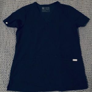 Figs black scrub top